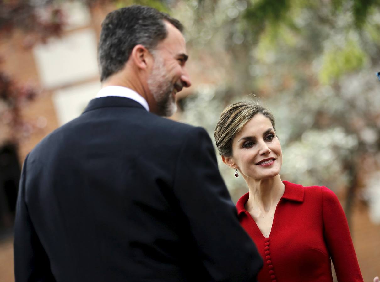 Los Reyes presiden la ceremonia de entrega del Cervantes 2014