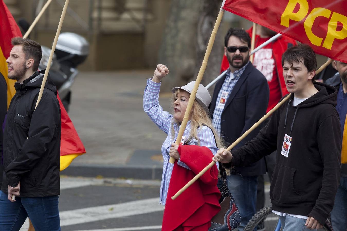 Manifestación del Primero de Mayo en Logroño