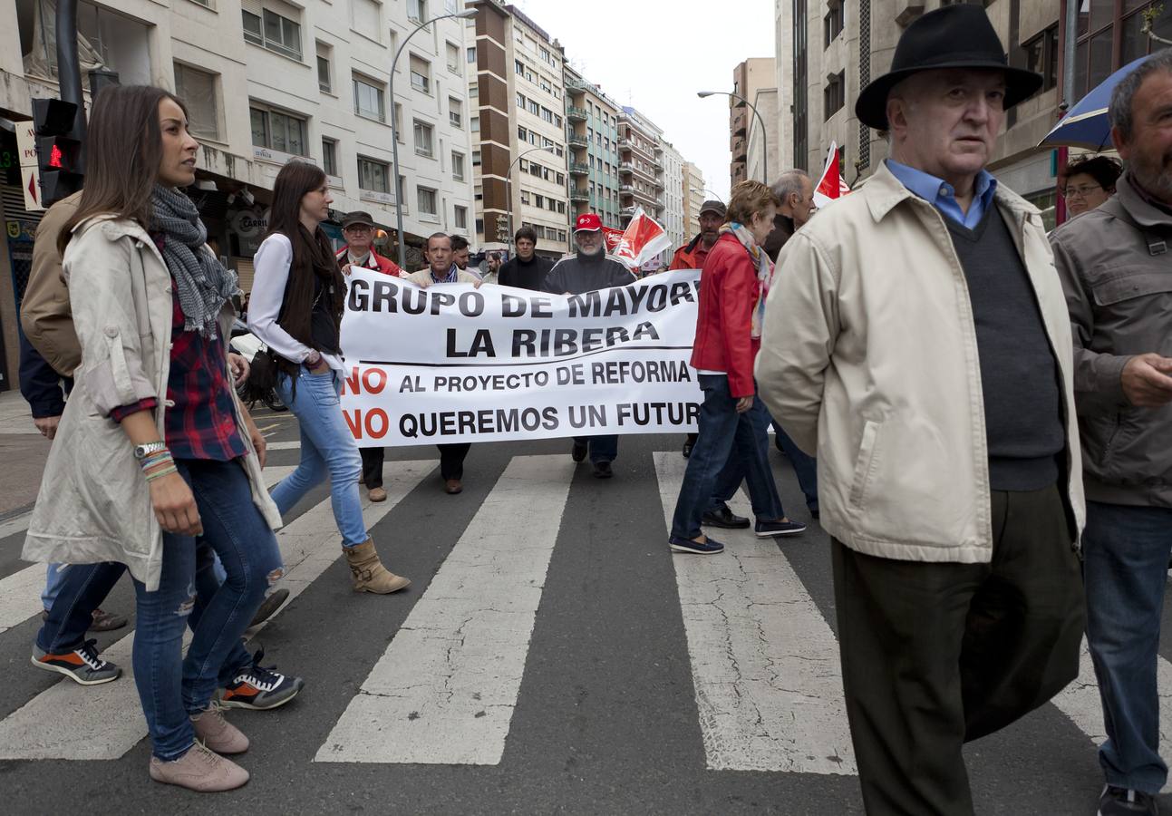 Manifestación del Primero de Mayo en Logroño