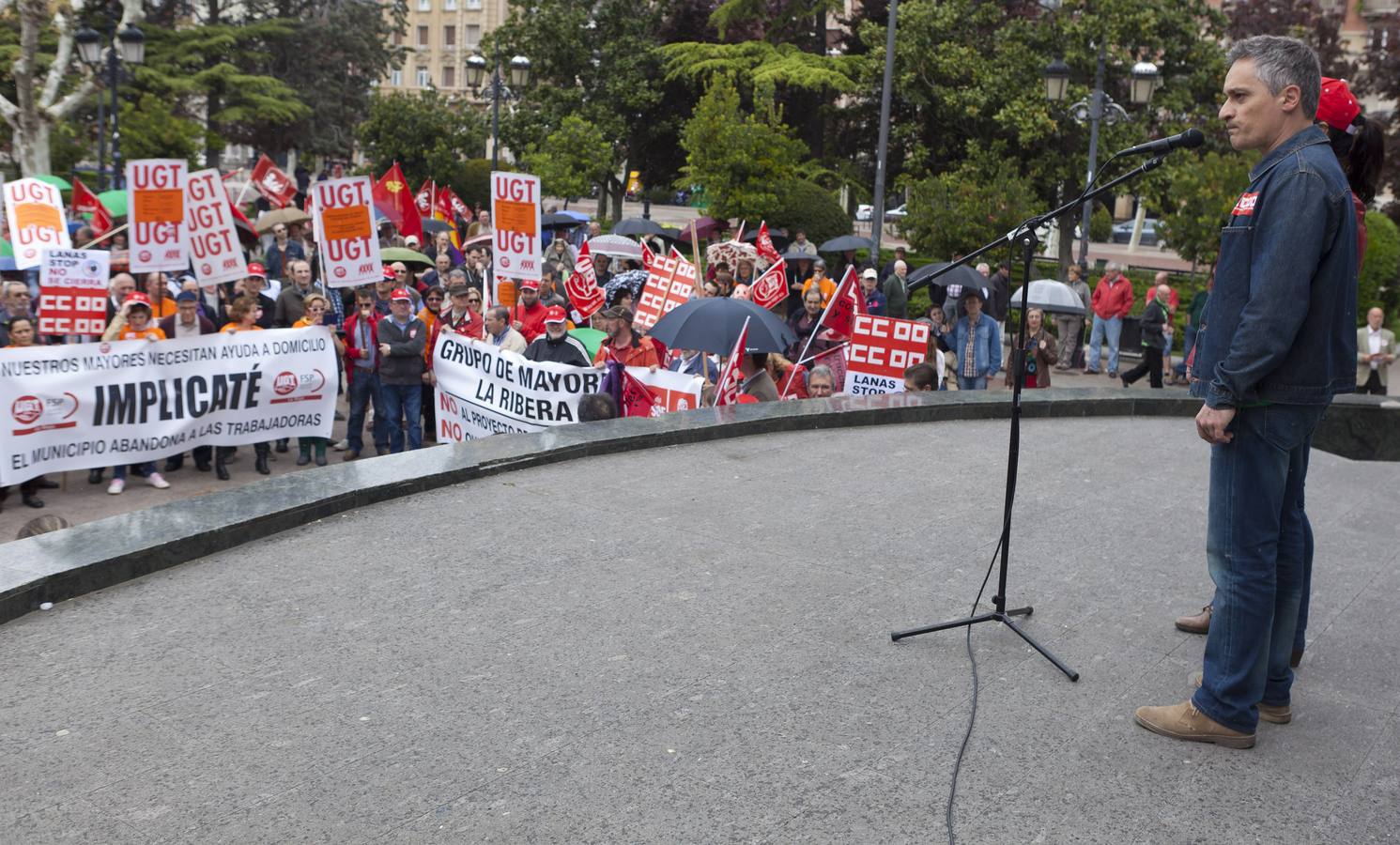 Manifestación del Primero de Mayo en Logroño