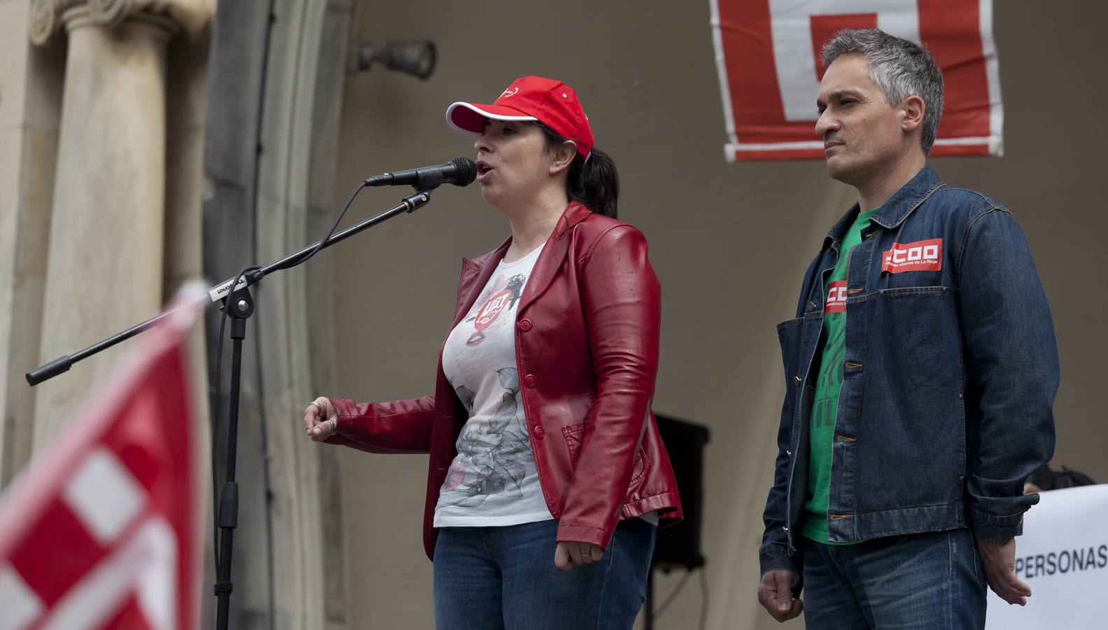 Manifestación del Primero de Mayo en Logroño