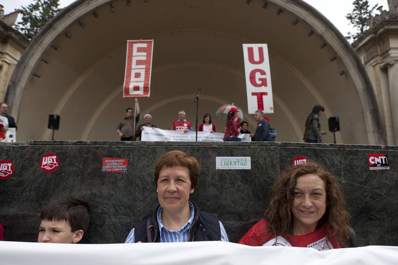 Manifestación del Primero de Mayo en Logroño