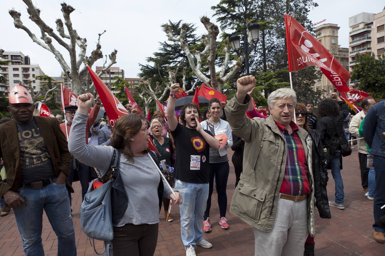 Manifestación del Primero de Mayo en Logroño