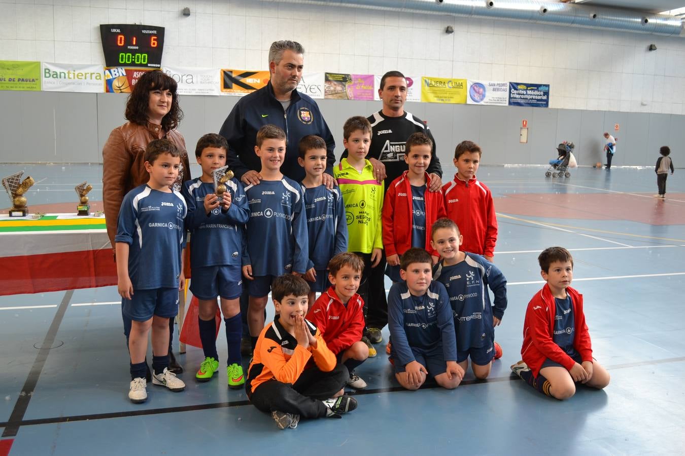 Torneo de fútbol sala prebenjamin en Nájera