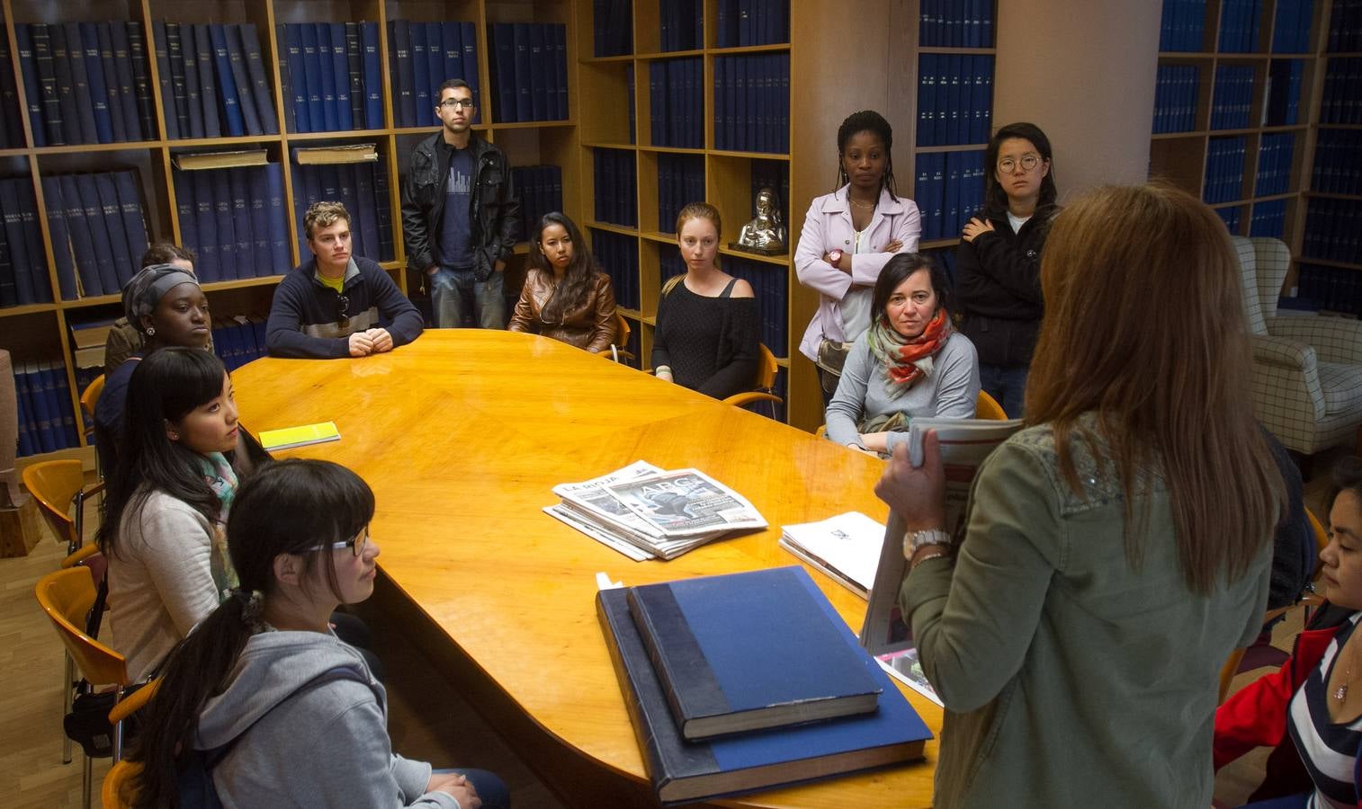 Visita de los alumnos de los Cursos de Lengua y Cultura española de la Fundación UR