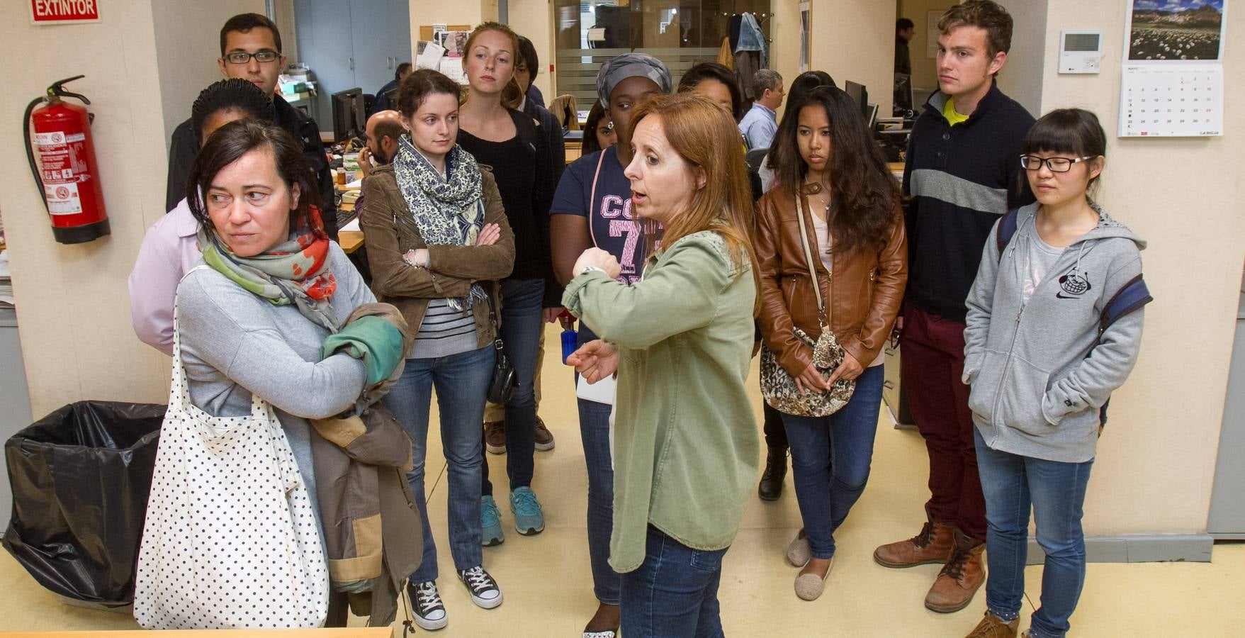 Visita de los alumnos de los Cursos de Lengua y Cultura española de la Fundación UR