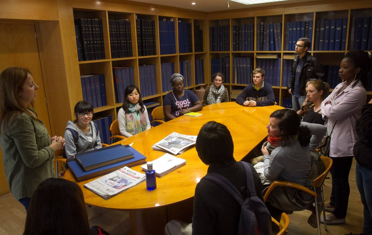 Visita de los alumnos de los Cursos de Lengua y Cultura española de la Fundación UR
