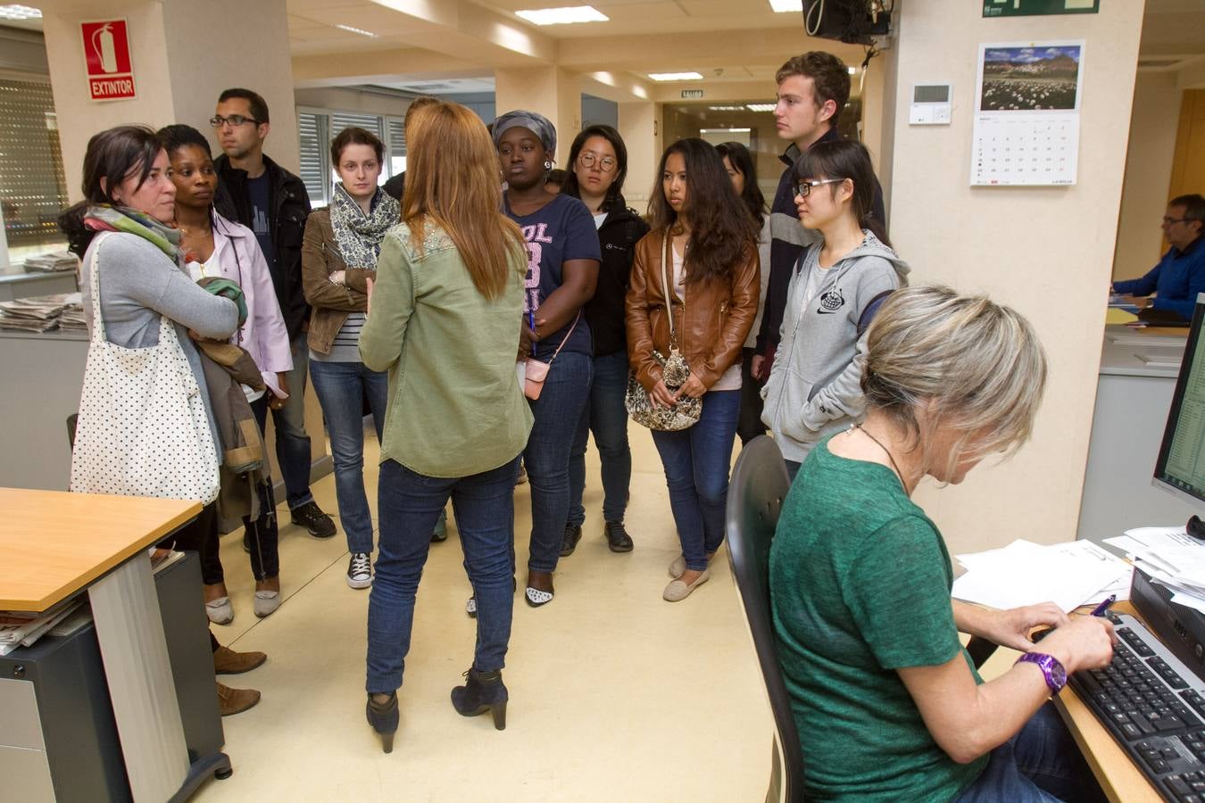 Visita de los alumnos de los Cursos de Lengua y Cultura española de la Fundación UR