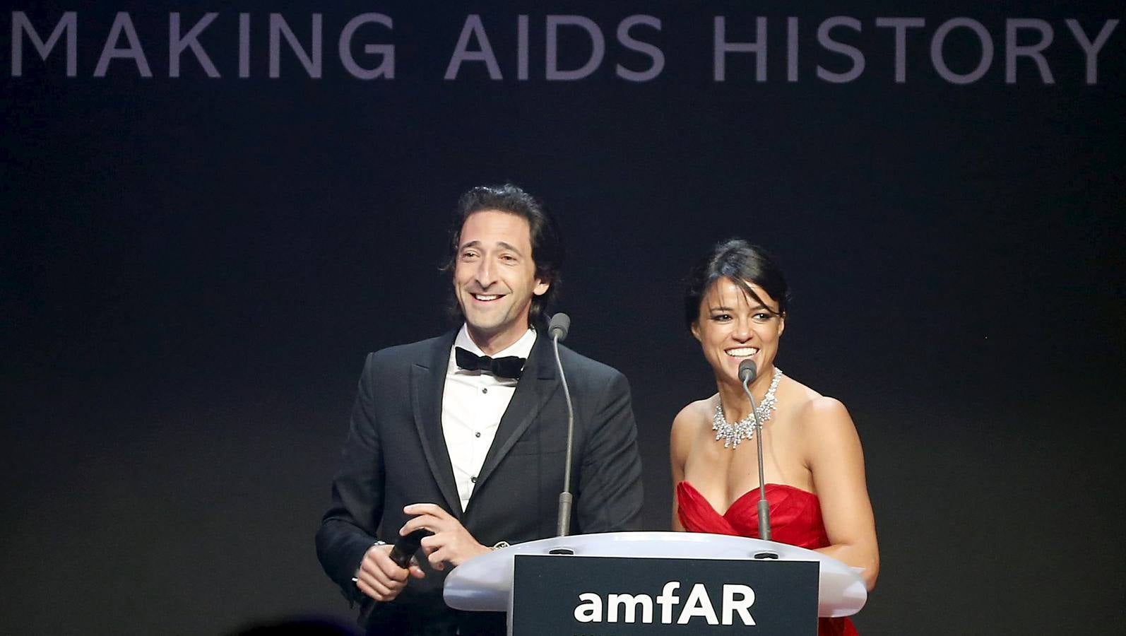 Los actores Adrien Brody y Michelle Rodriguez