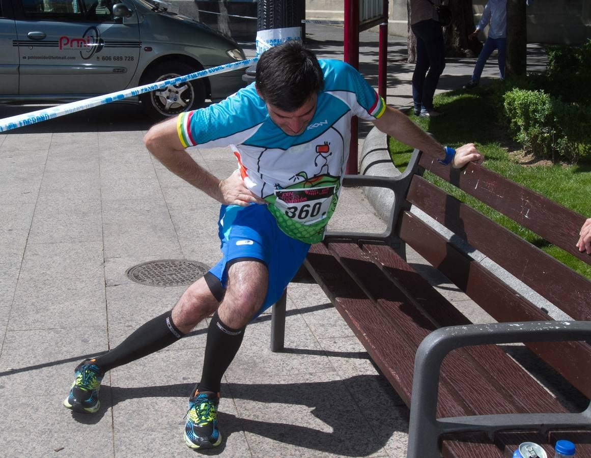 Media Maratón de La Rioja: Masaje y estiramientos