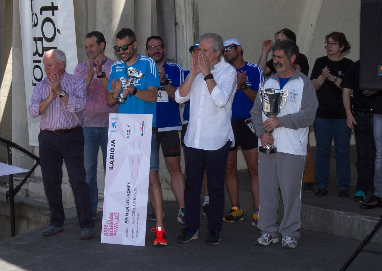 Media Maratón de La Rioja: El podio