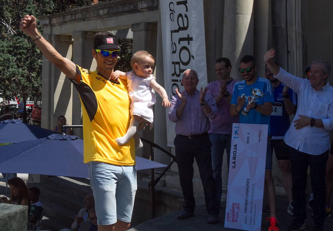 Media Maratón de La Rioja: El podio
