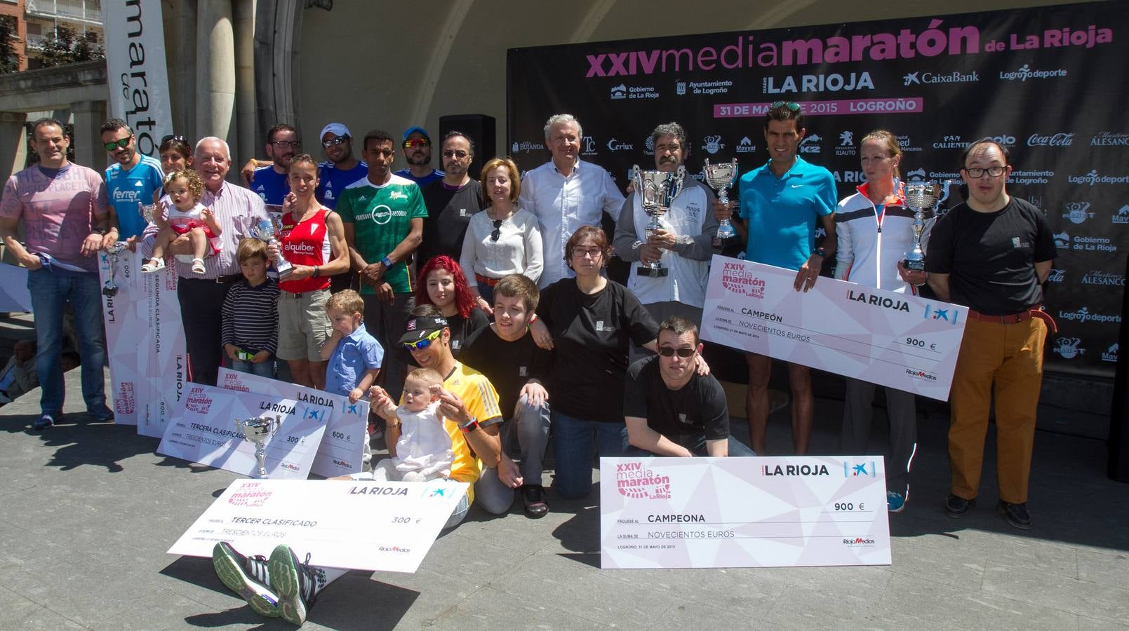 Media Maratón de La Rioja: El podio