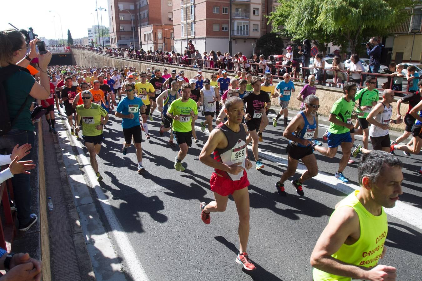 Media Maratón de La Rioja: La salida y la carrera por las calles logroñesas