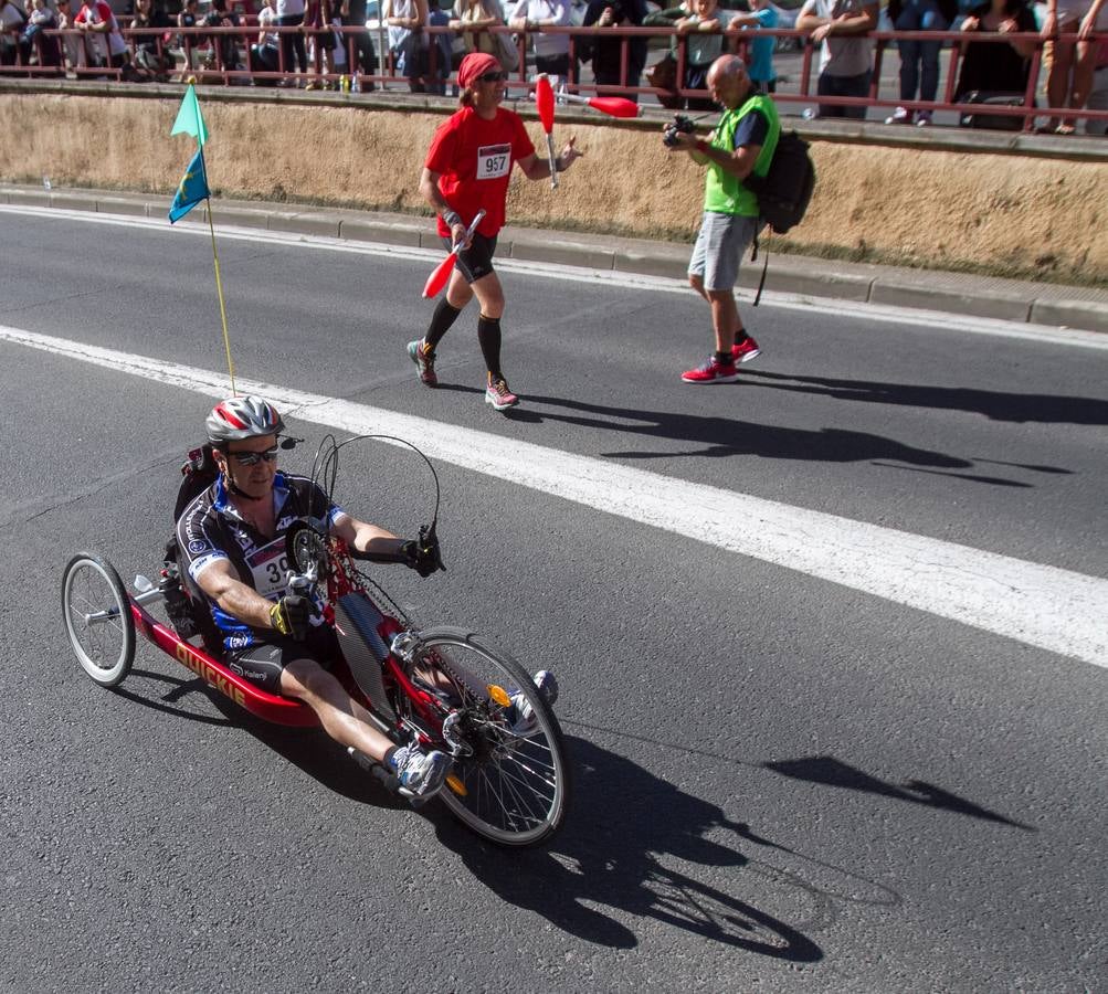 Media Maratón de La Rioja: La salida y la carrera por las calles logroñesas