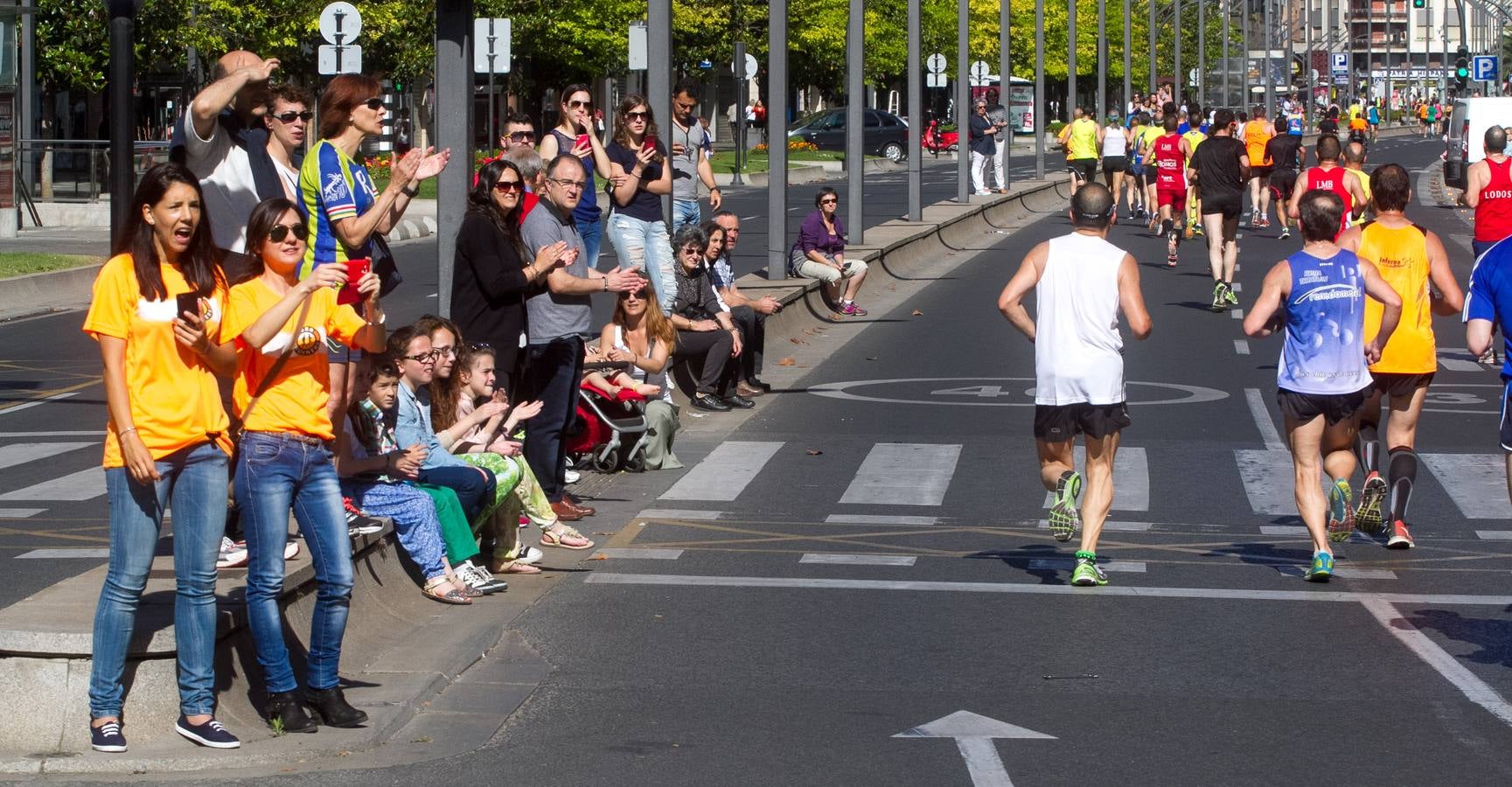 Media Maratón de La Rioja: La salida y la carrera por las calles logroñesas