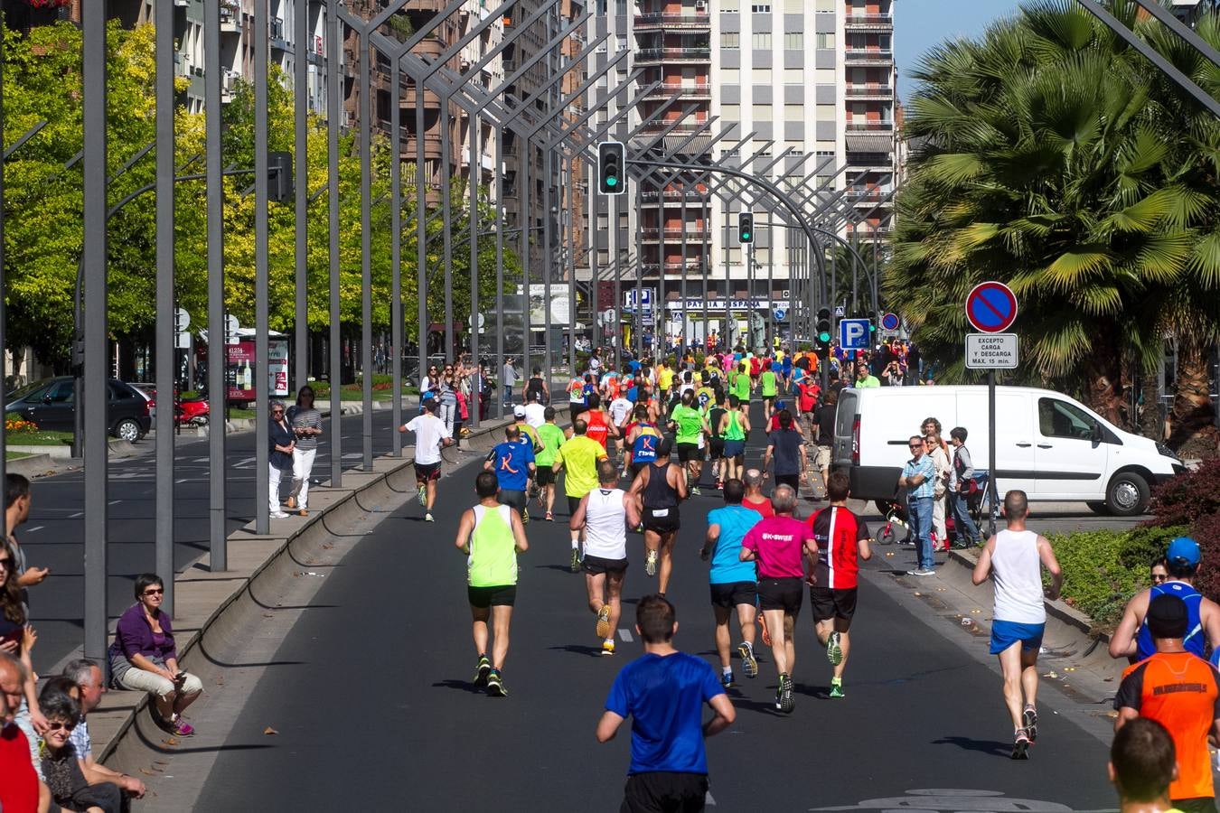 Media Maratón de La Rioja: La salida y la carrera por las calles logroñesas