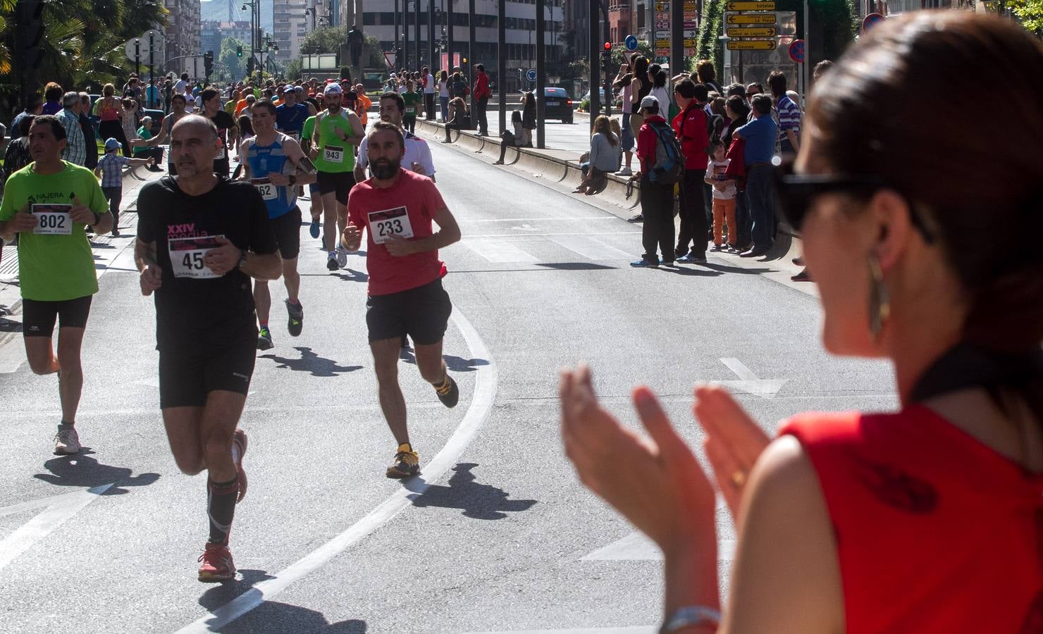 Media Maratón de La Rioja: La salida y la carrera por las calles logroñesas