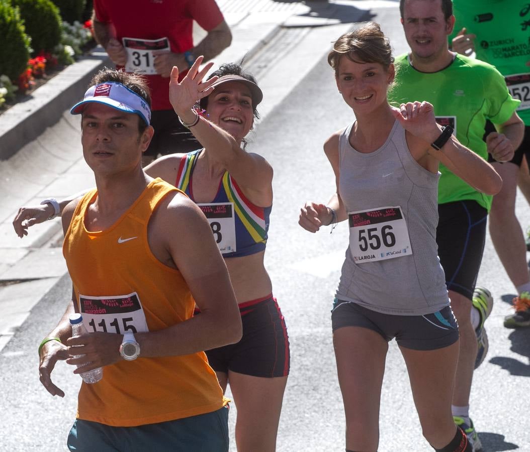 Media Maratón de La Rioja: La salida y la carrera por las calles logroñesas