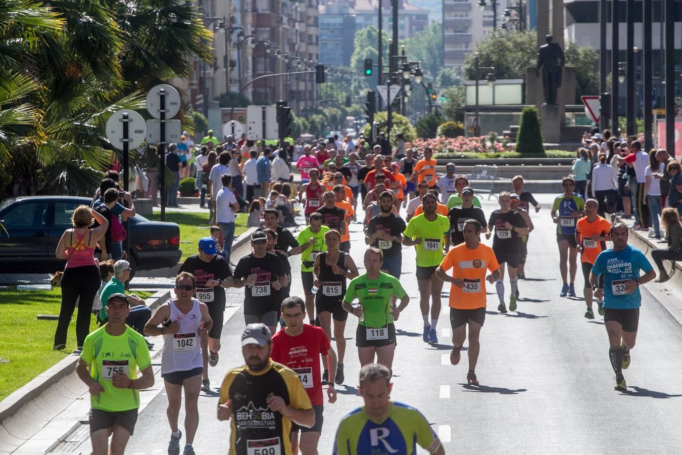 Media Maratón de La Rioja: La salida y la carrera por las calles logroñesas