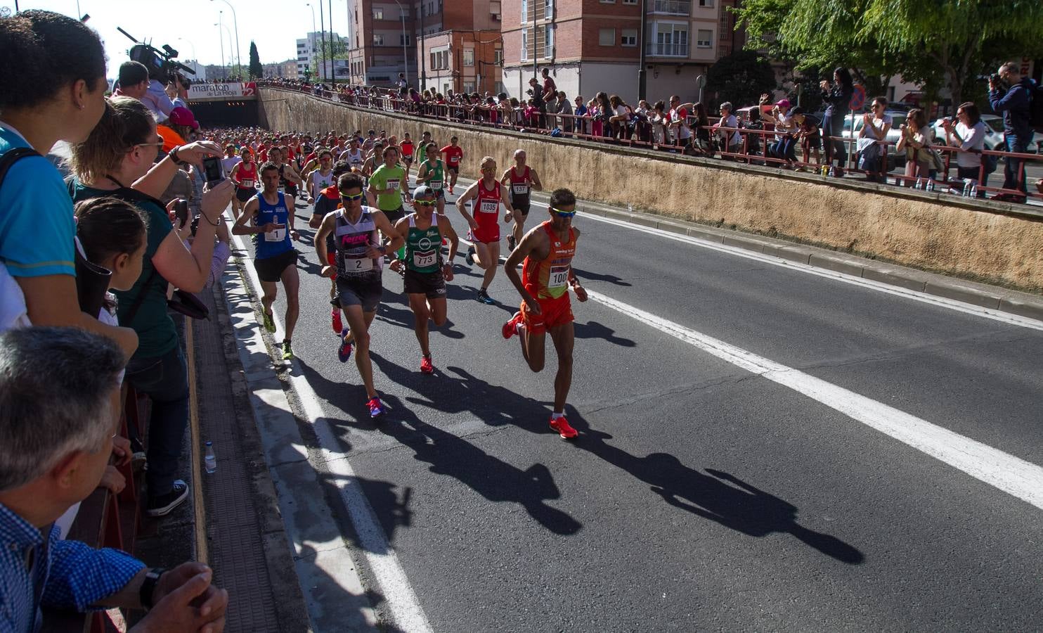 Media Maratón de La Rioja: La salida y la carrera por las calles logroñesas