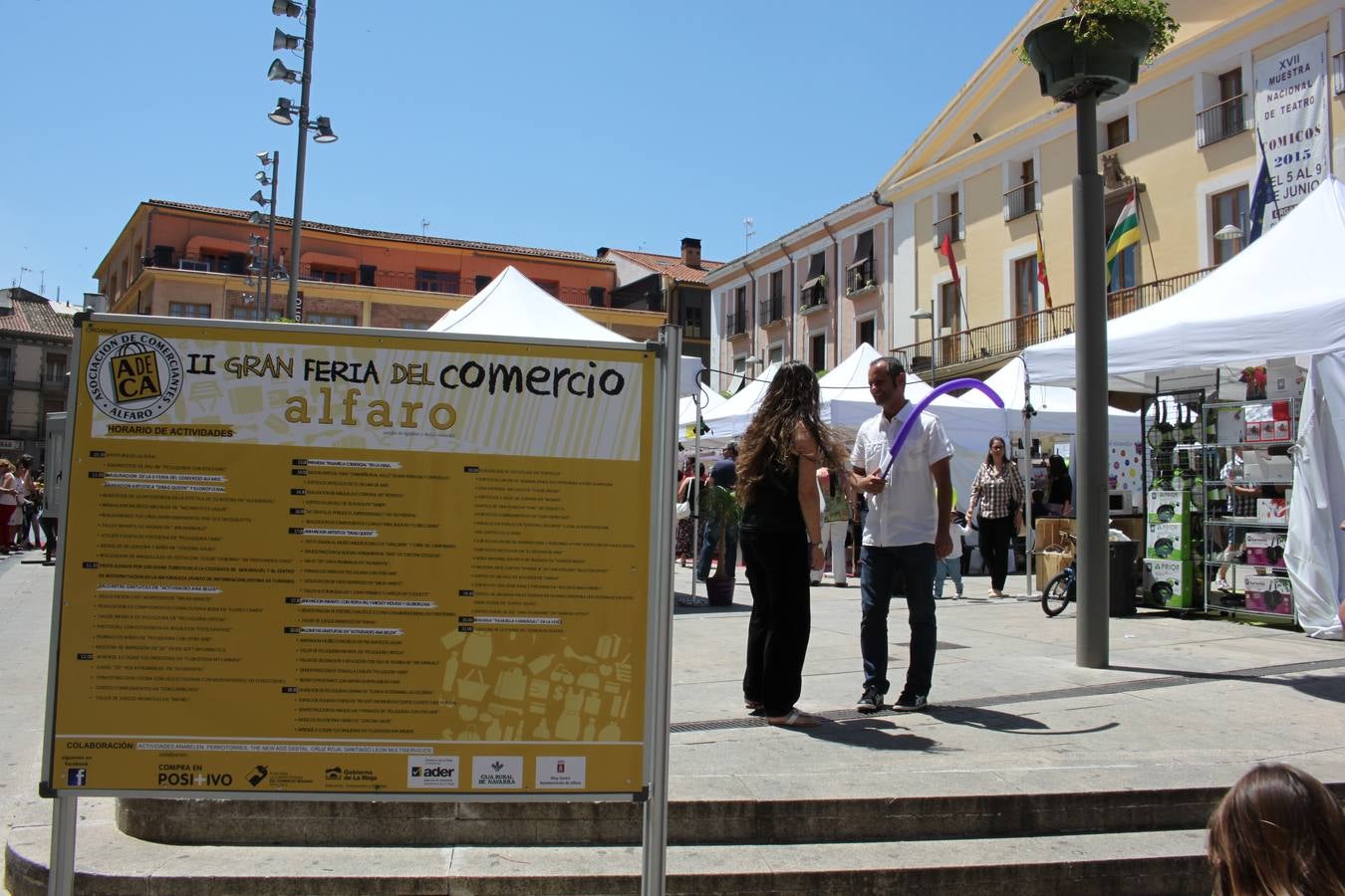 Feria del comercio en Alfaro