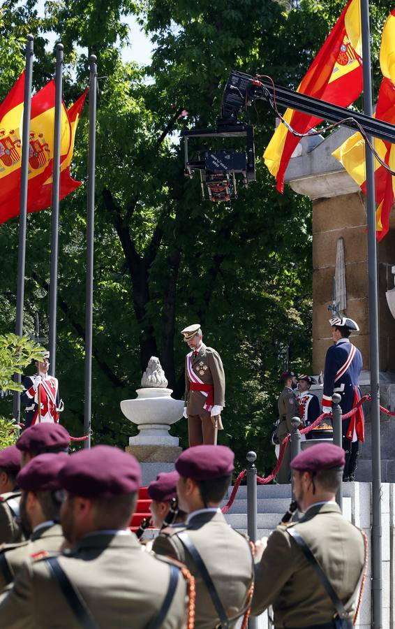 Los Reyes presiden el acto central del Día de las Fuerzas Armadas