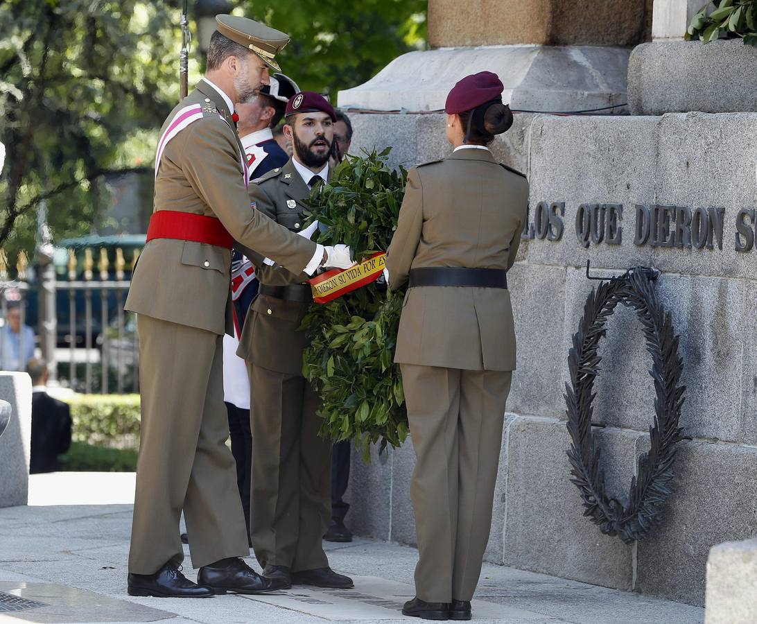 Los Reyes presiden el acto central del Día de las Fuerzas Armadas