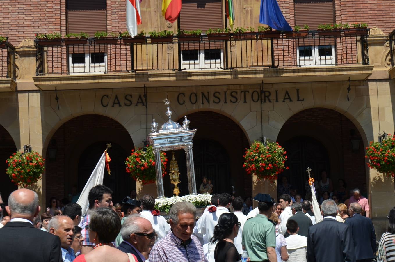 Celebración del Corpus en Calahorra