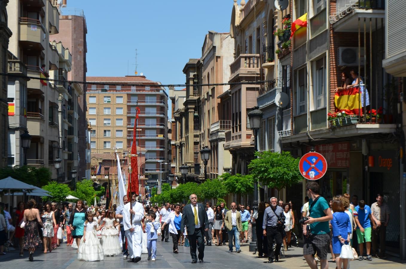 Celebración del Corpus en Calahorra