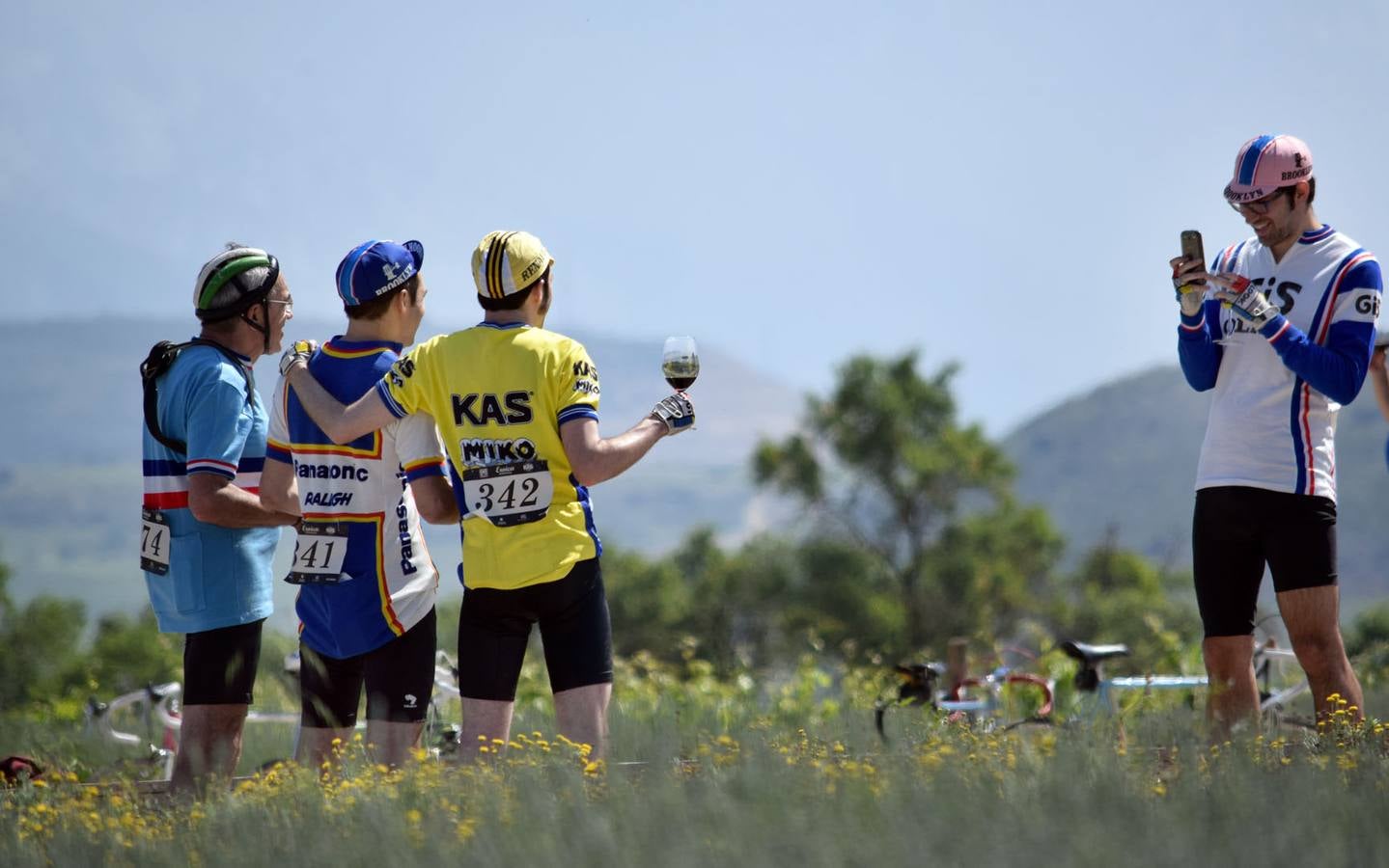 Salida de la Eroica en Cenicero