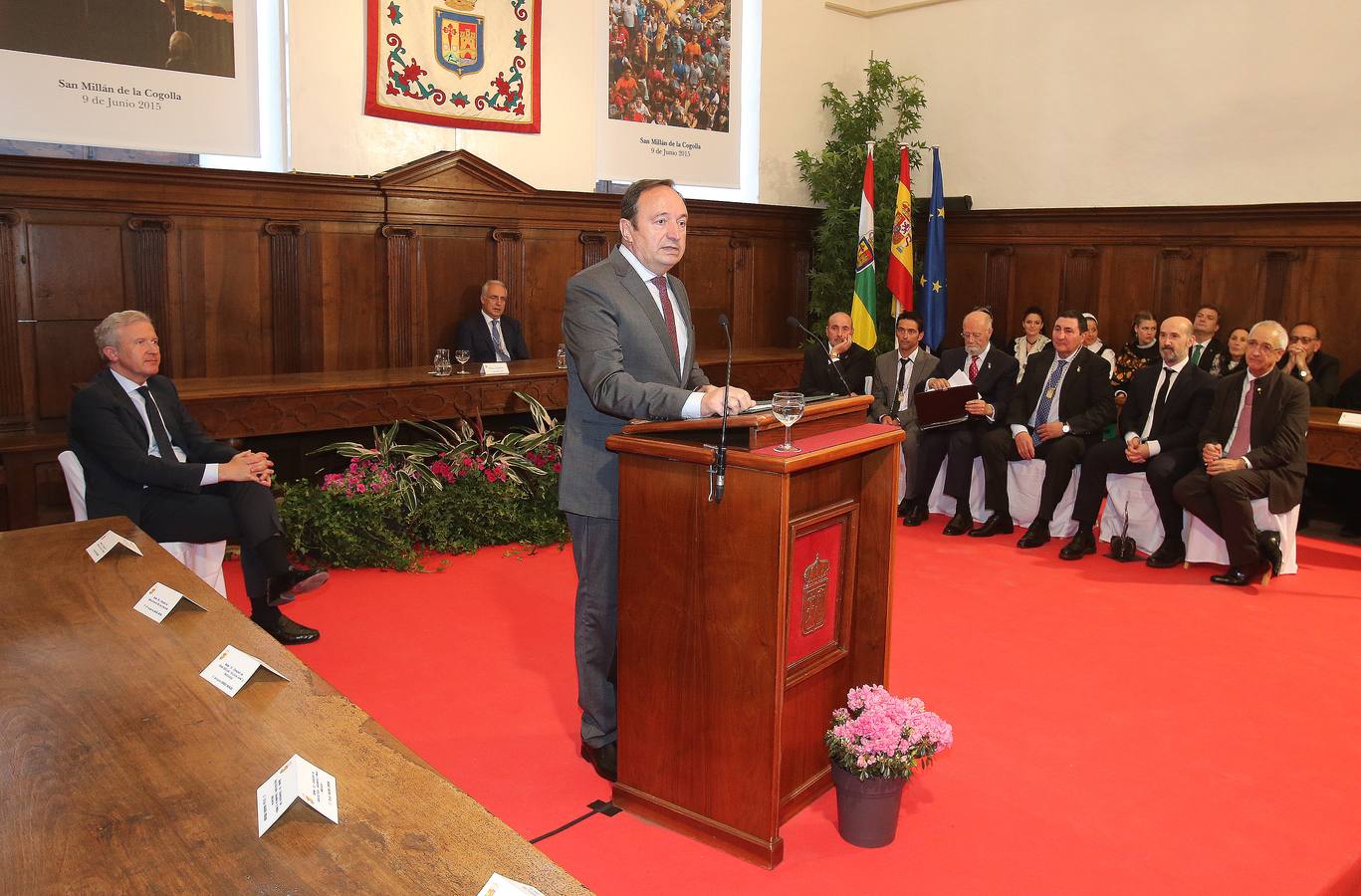 El acto institucional del Día de La Rioja en San Millán