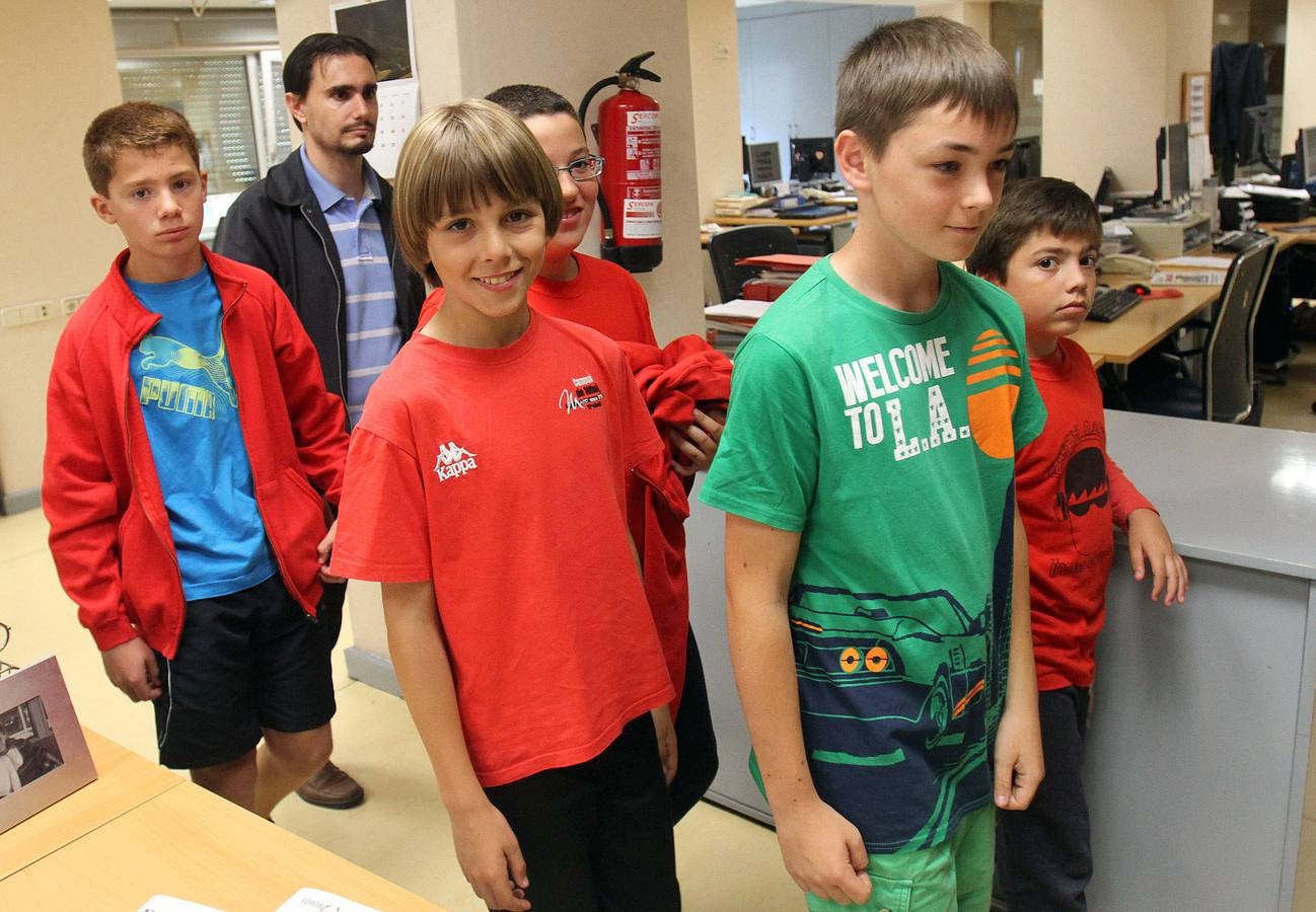 Los alumnos de 6 º C del Colegio Las Gaunas de Logroño visitan la multimedia de Diario LA RIOJA