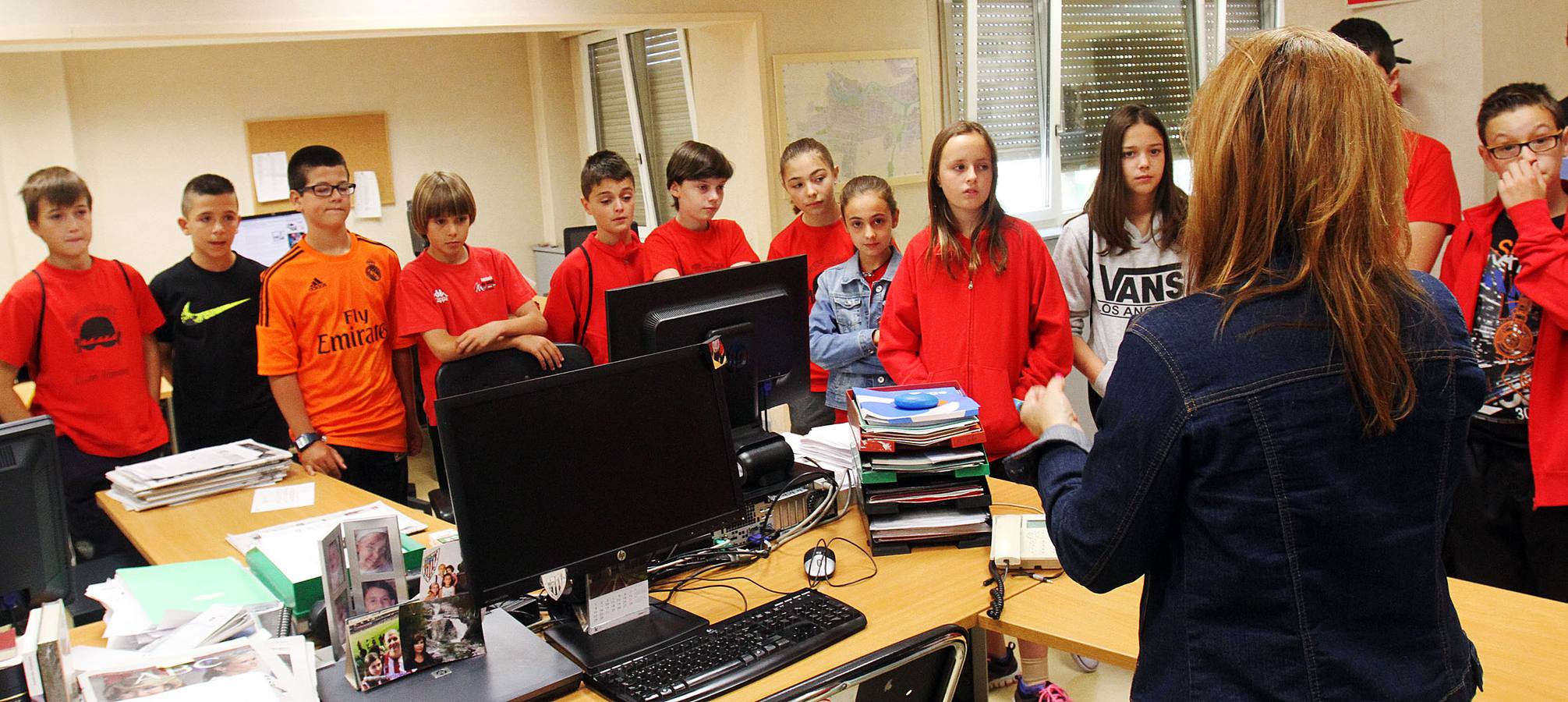 Los alumnos de 6 º C del Colegio Las Gaunas de Logroño visitan la multimedia de Diario LA RIOJA
