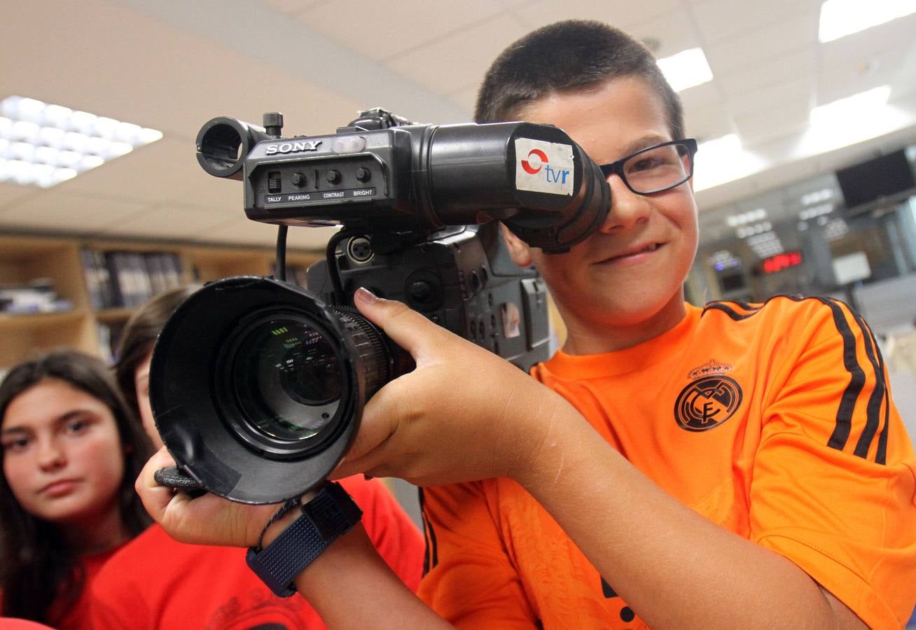 Los alumnos de 6 º C del Colegio Las Gaunas de Logroño visitan la multimedia de Diario LA RIOJA