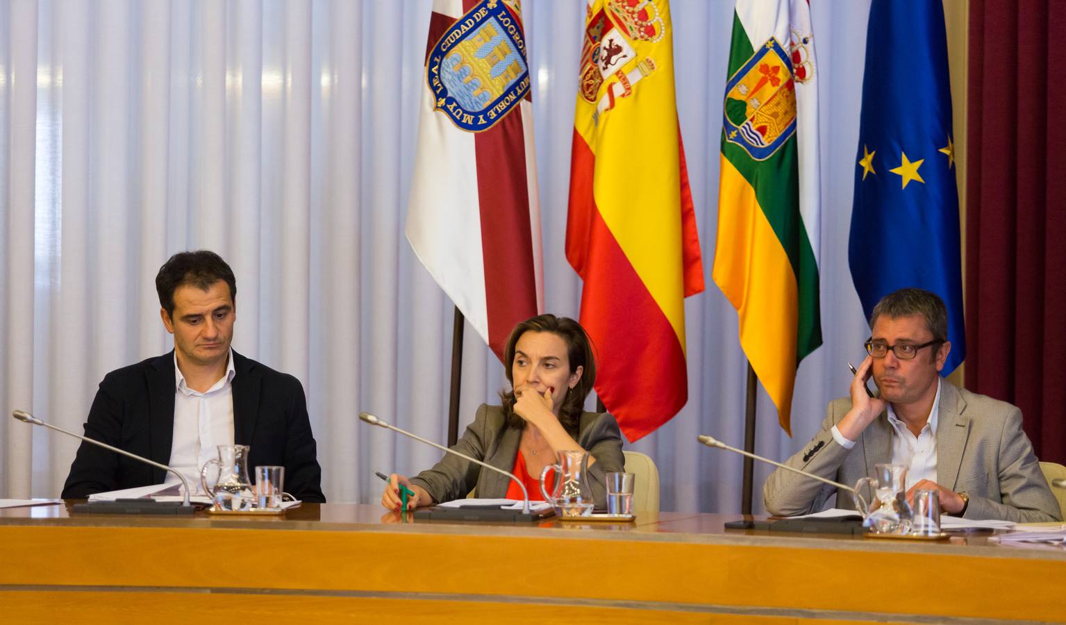 Primera sesión plenaria del Ayuntamiento de Logroño