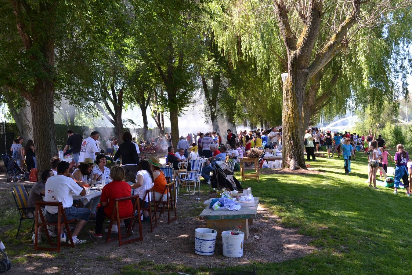 Almuerzo antes de las Vueltas en las fiestas de Nájera