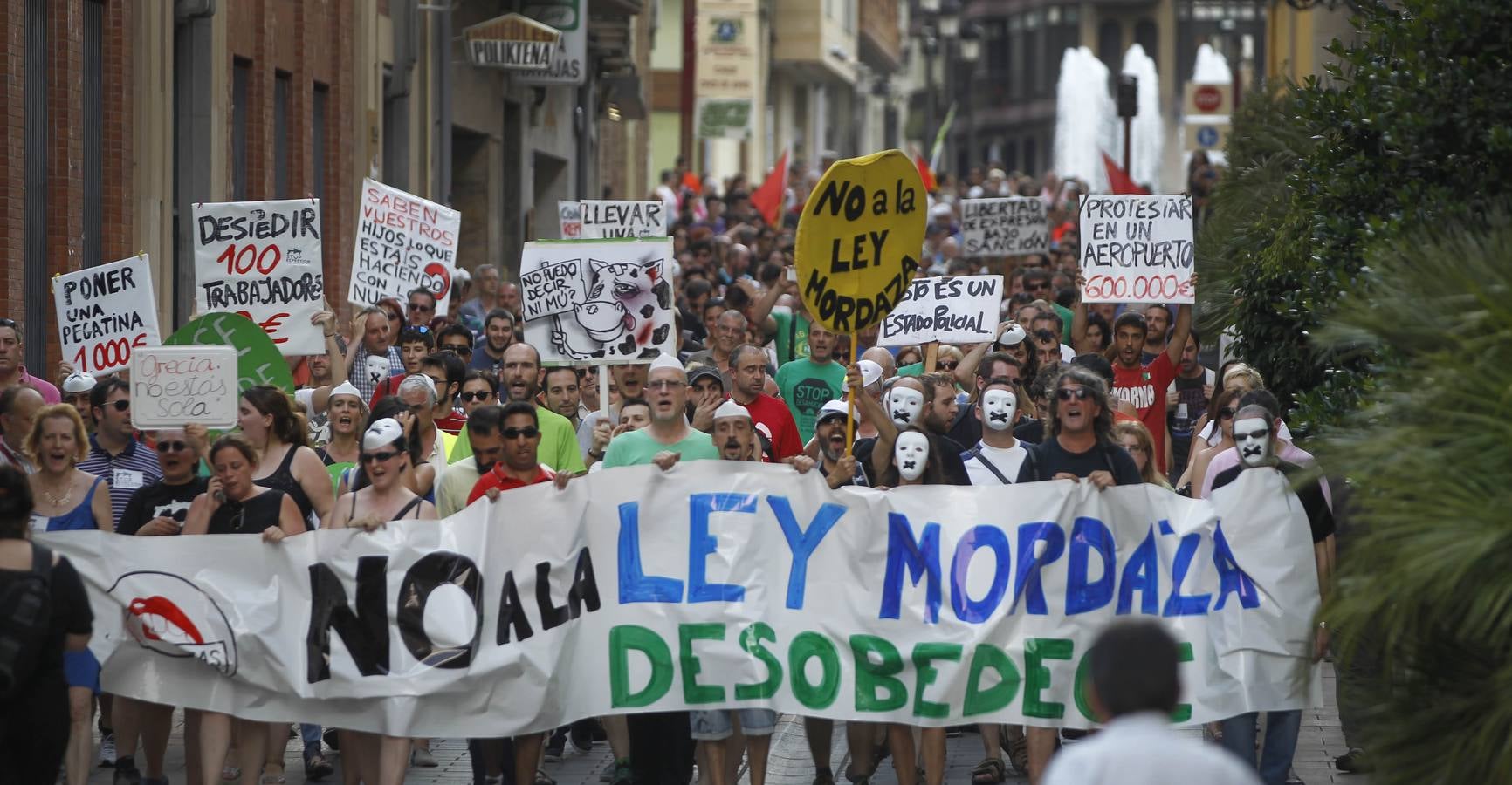 No a la &#039;Ley Mordaza&#039; en Logroño