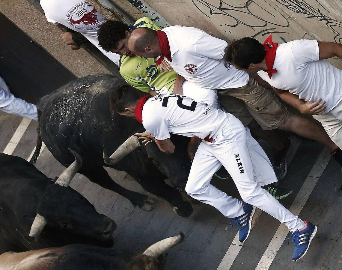 Así ha sido la cogida del joven de Calahorra herido por asta de toro en San Fermín