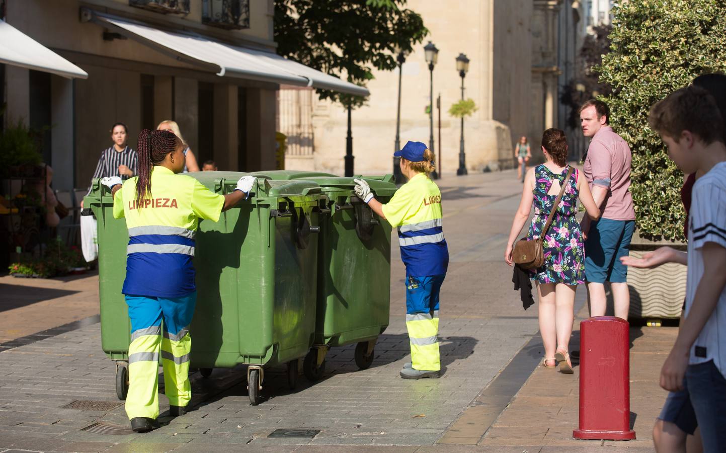 Logroño se derrite con el calor