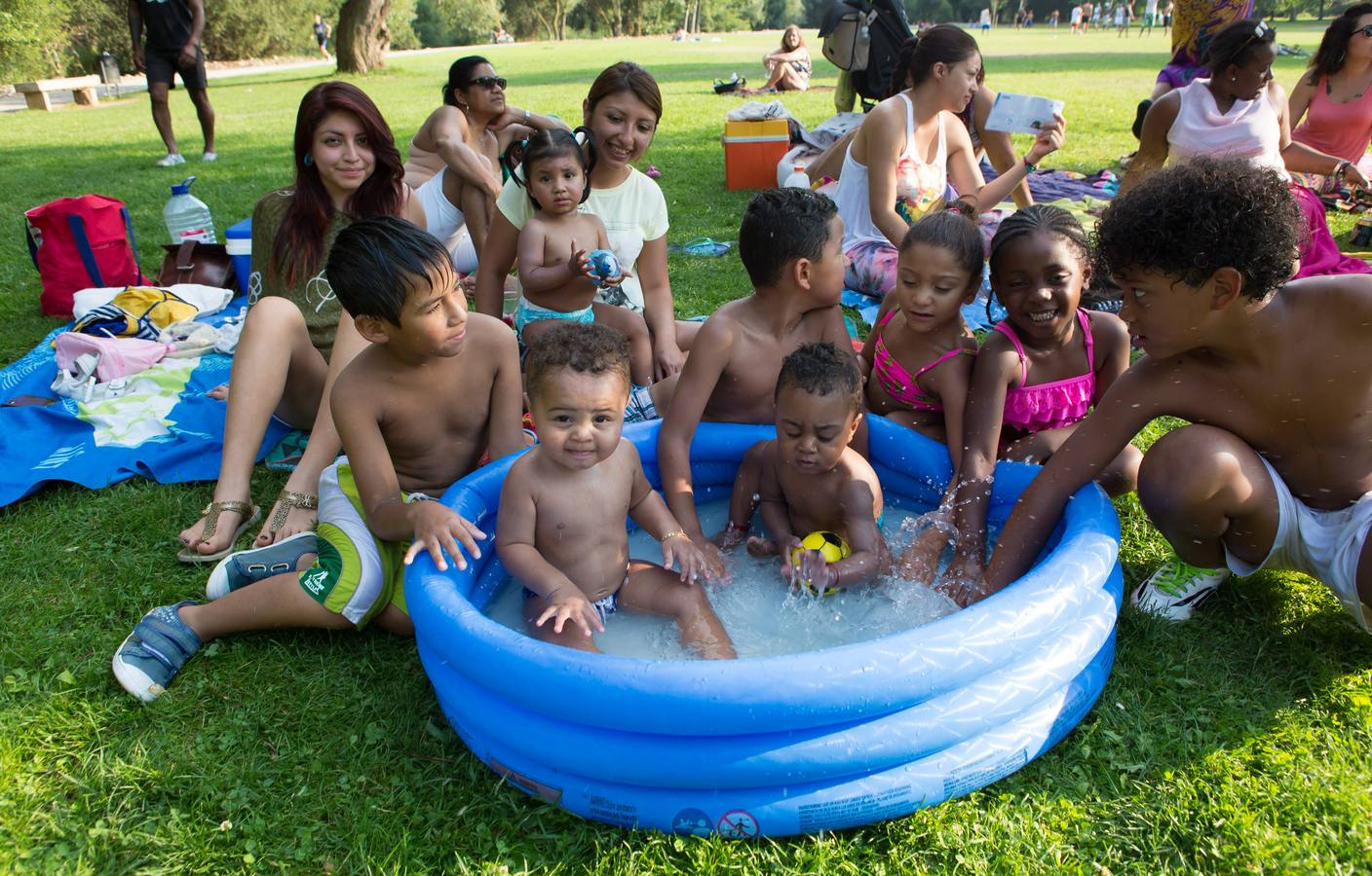 Logroño se derrite con el calor