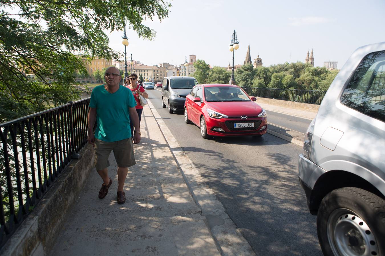 Pepe Viyuela rueda en Logroño