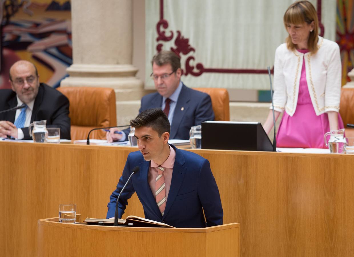 Del Río y Azofra toman posesión de diputados en el Parlamento riojano