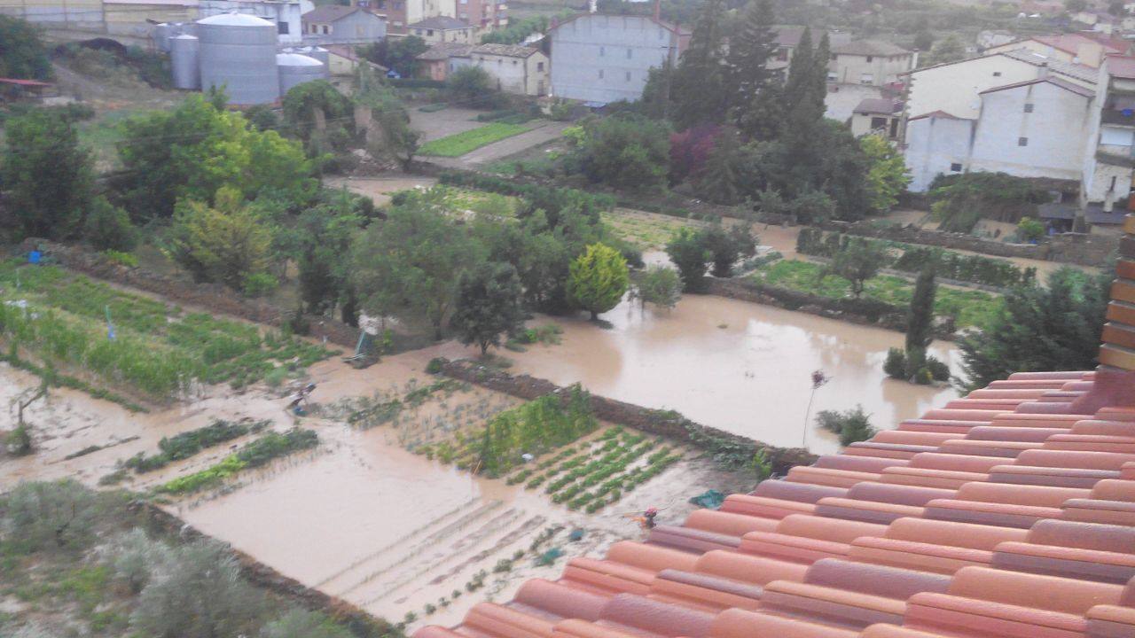 San Asensio, tras la tormenta