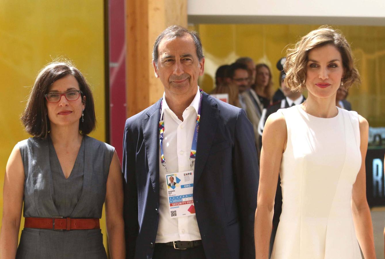 La Reina Letizia visita la Expo de Milán