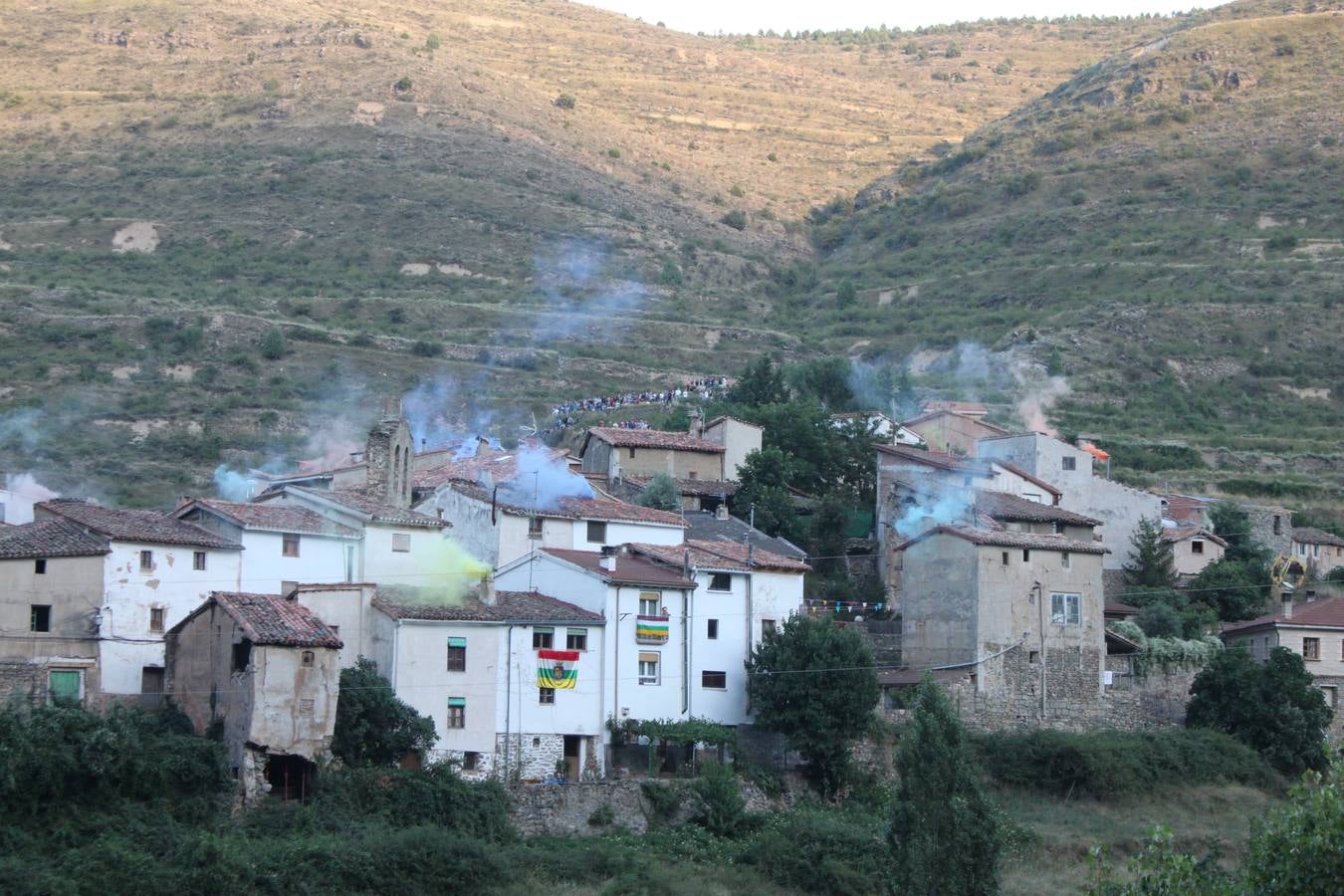 Fiesta del humo en Peroblasco