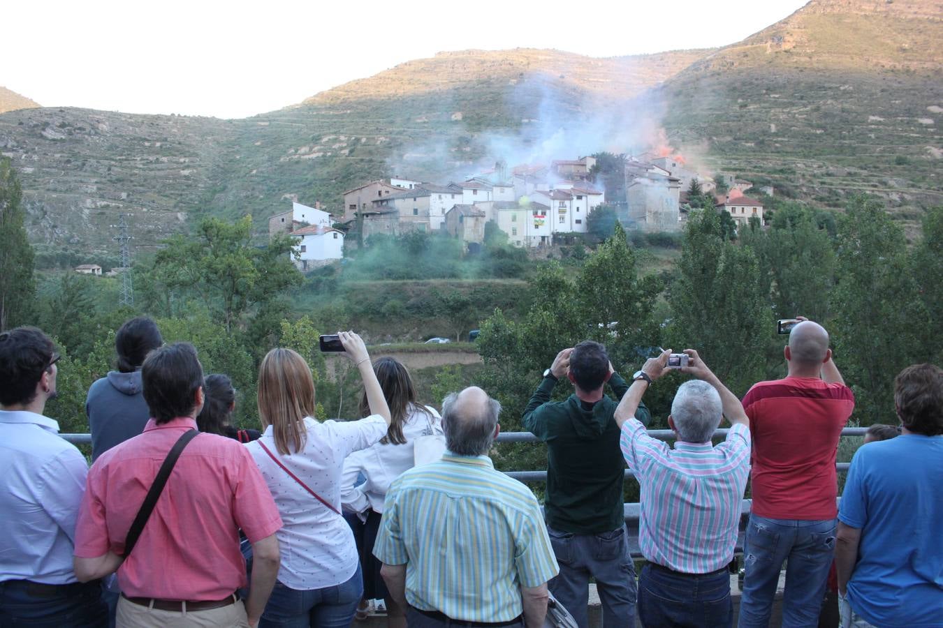 Fiesta del humo en Peroblasco