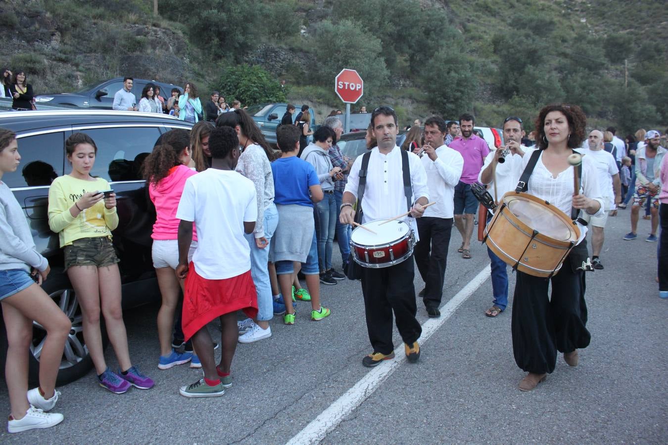 Fiesta del humo en Peroblasco