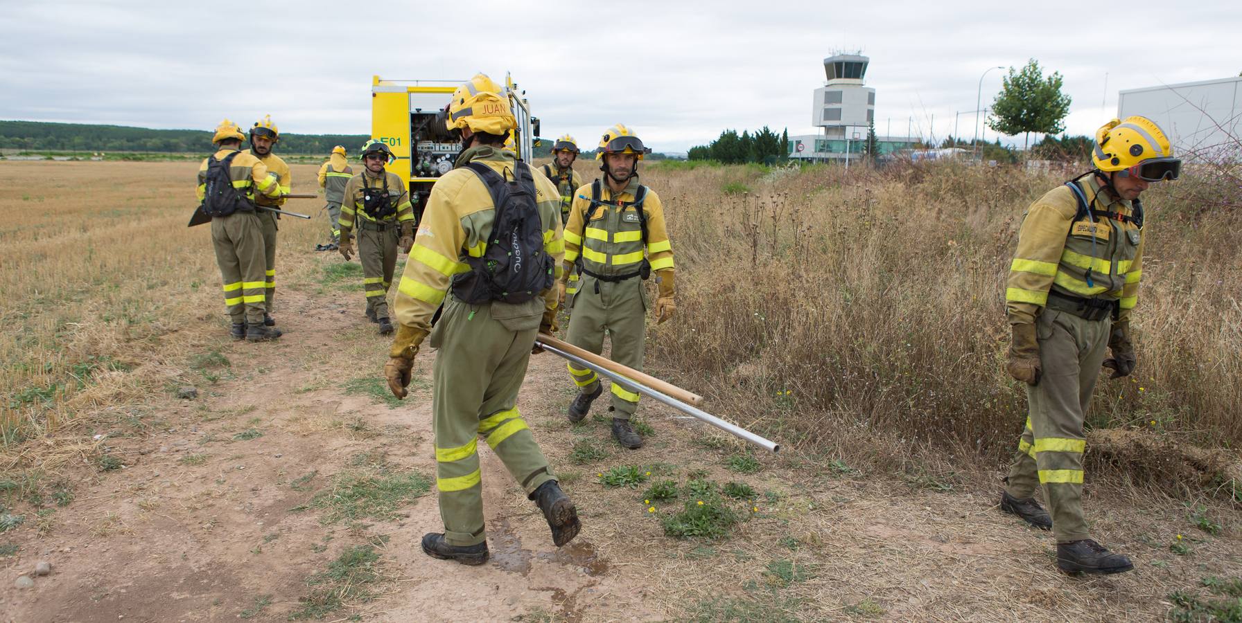 Trescientos profesionales forman el dispositivo de extinción de incendios en La Rioja