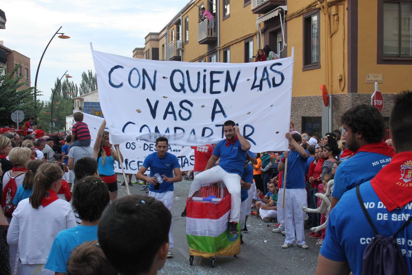 Las carrozas brillaron en Alfaro